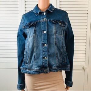 2/$50 ROUTE 66 Denim Jacket Size Extra Large